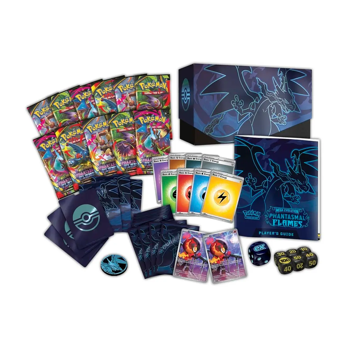 Pokémon TCG: Mega Evolution-Phantasmal Flames Pokémon Center Elite Trainer Box - Image 5