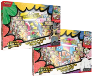 Ascended Heroes Premium Poster Collection (Mega Gardevoir & Mega Lucario ex)